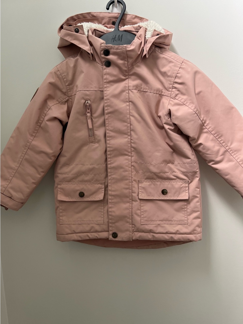 KULING Kids' Dusty Pink Val Thorens Parkas Puffer Jacket